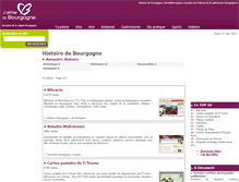 Tablet Screenshot of histoire.jaimelabourgogne.com